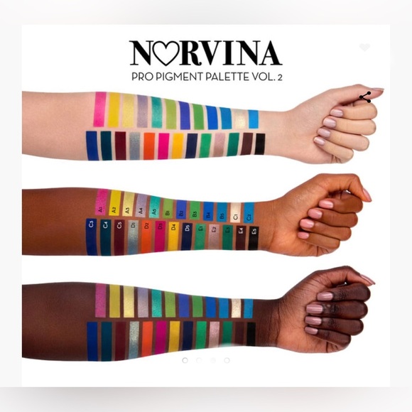 Anastasia Beverly Hills NORVINA® Pro Pigment face & body Palette Vol. 2 new - Picture 3 of 4